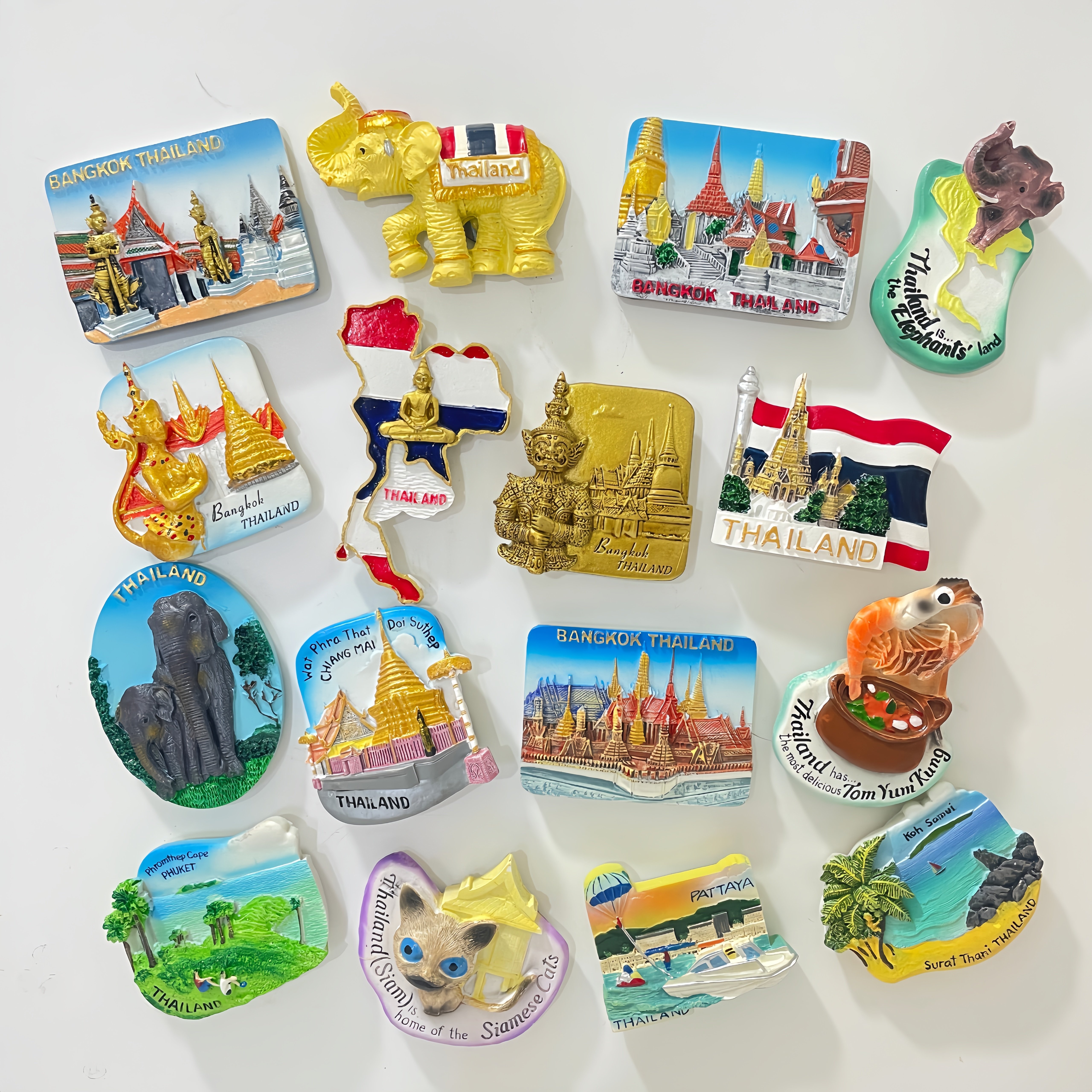 泰国旅游纪念品大象冰箱贴