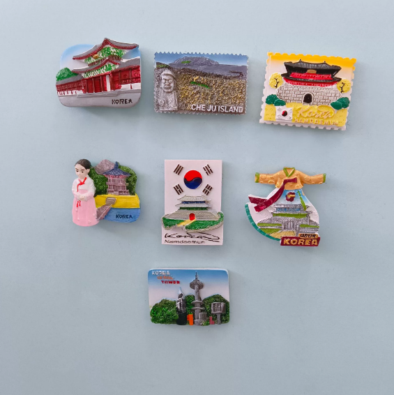 韩国首尔济州岛城市风景冰箱贴