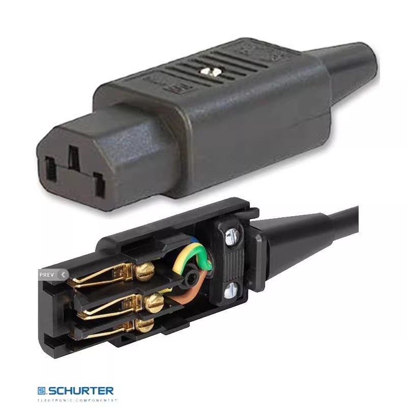 发烧级电源线hifi音频IEC尾插