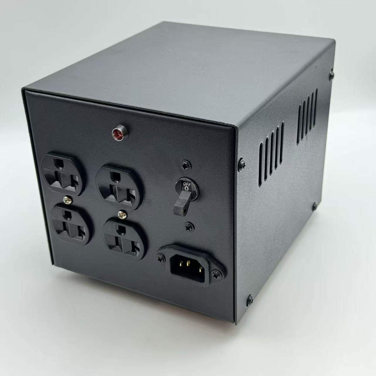 2号箱 进口220转110V  220V 滤波器 变压器使用 机箱 17X15X14CM