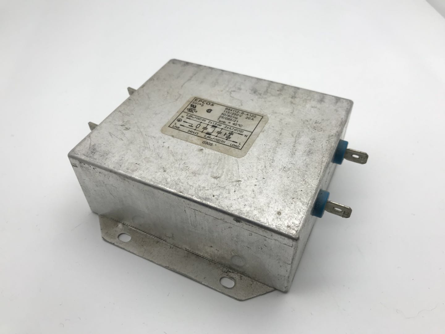 EPCOS西门子电源滤波器B84112-B-A120  20A发烧音响滤波器