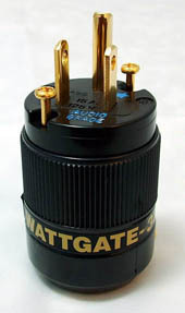 美国Wattgate 瓦特 330i 冷冻版音响镀金电源插头 插尾