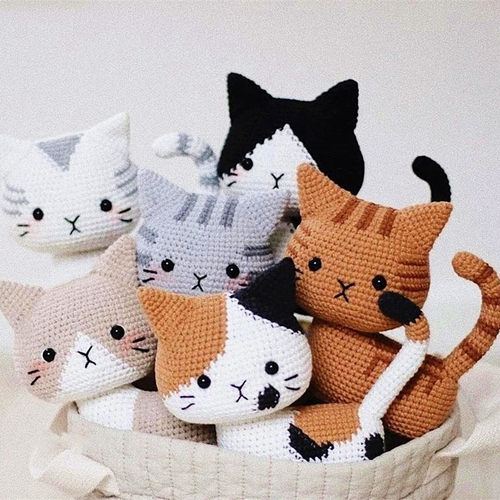 魔法线团钩针猫咪玩偶材料包