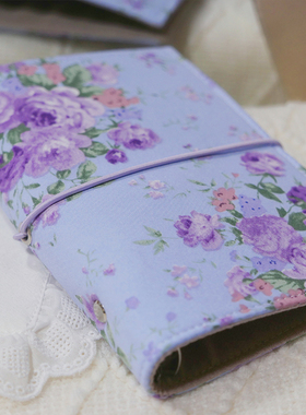 躲在耳里|限量活页手帐|紫色花园韵味高级温柔艺术简约质感m5a7