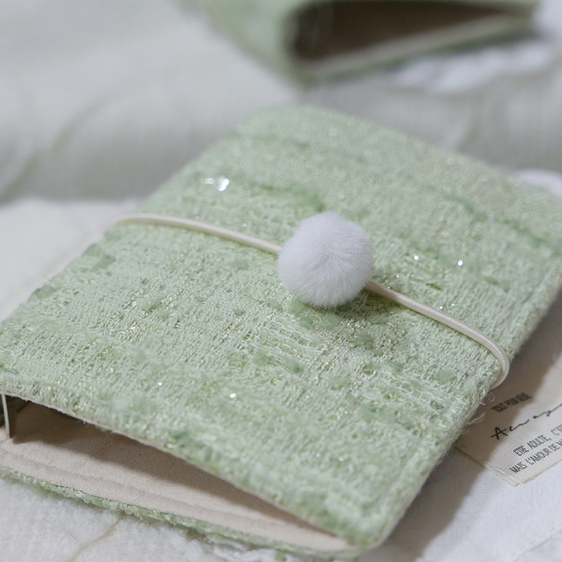 躲在耳里|限量毛呢活页|绿色清新耐看经典高级氛围重工手帐本m5a7,文具电教/文化用品/商务用品,手帐/日程本/计划本,淘宝优惠券,粉丝福利购,淘宝优惠卷