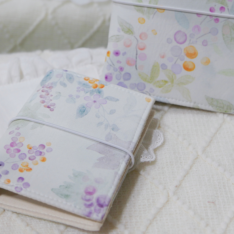 躲在耳里|限量书衣|淡雅气质干净韵味文艺高级质感活页手帐m5a7