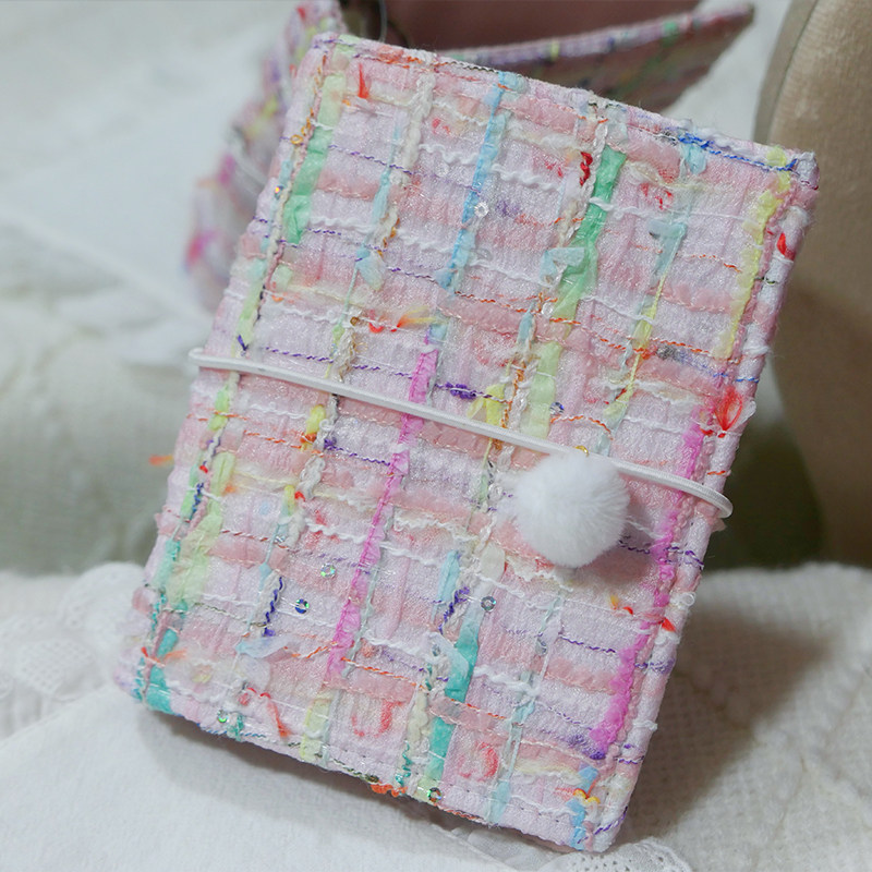 躲在耳里|限量毛呢活页|糖果色多巴胺可爱精致氛围重工手帐本m5a7,文具电教/文化用品/商务用品,手帐/日程本/计划本,淘宝优惠券,粉丝福利购,淘宝优惠卷