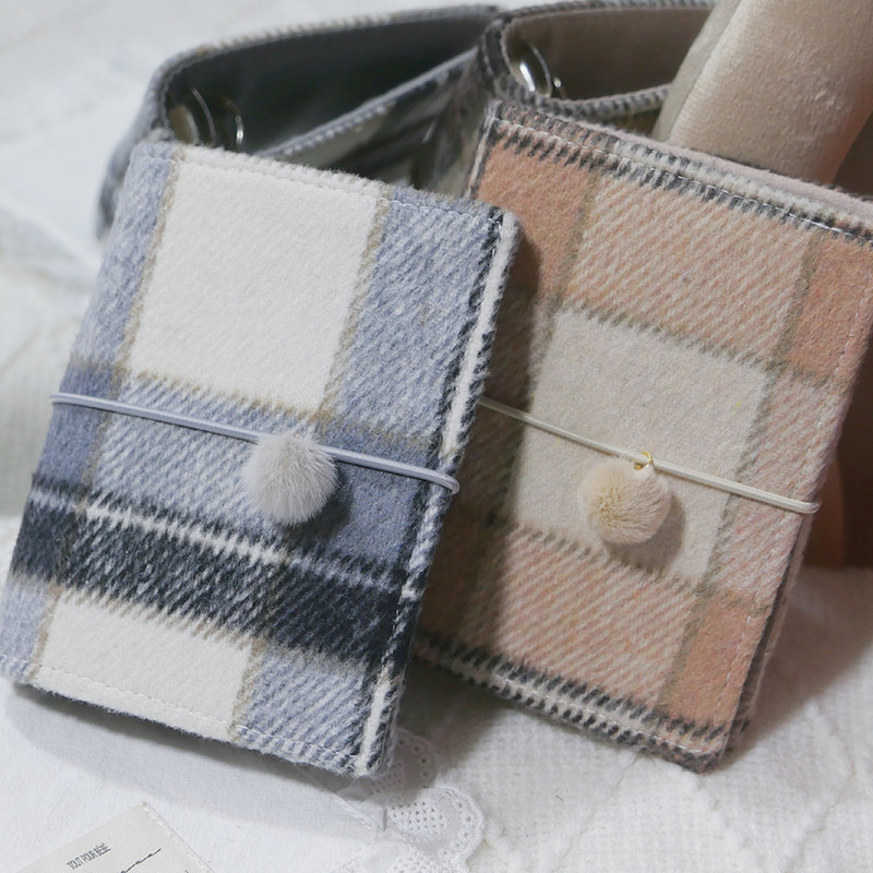 躲在耳里|限量毛呢活页|格纹精致大气精致复古氛围重工手帐本m5a7,文具电教/文化用品/商务用品,手帐/日程本/计划本,淘宝优惠券,粉丝福利购,淘宝优惠卷