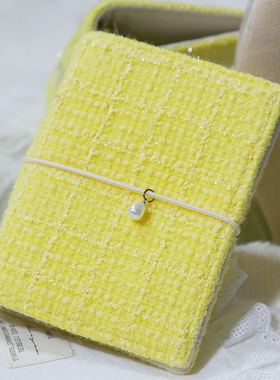 躲在耳里|限量活页手帐|复古黄色小香风精致俏皮艺术简约质感m5a7