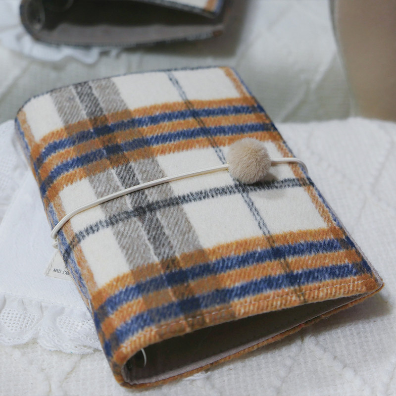 躲在耳里|限量毛呢活页|格纹复古经典秋冬精致氛围重工手帐本m5a7,文具电教/文化用品/商务用品,手帐/日程本/计划本,淘宝优惠券,粉丝福利购,淘宝优惠卷