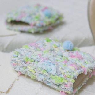 躲在耳里|手工毛线|糖果多巴胺清新氛围感精致氛围活页手帐本m5a7