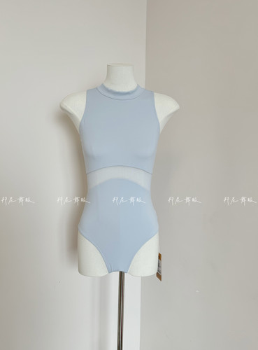 韩服芭蕾舞练功服女带胸垫连体形体训练舞蹈生艺考演出服瑜伽套装