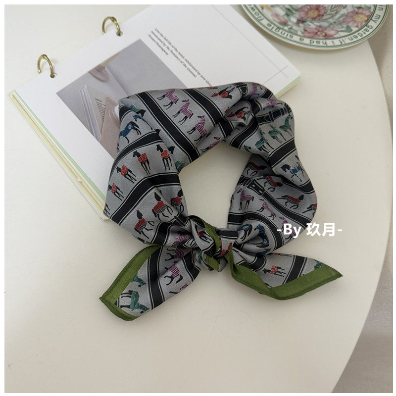 高级感百搭骏马复古文艺气质优雅真丝小丝巾小领巾ins时尚小方巾,服饰配件/皮带/帽子/围巾,围巾/丝巾/披肩,淘宝优惠券,粉丝福利购,淘宝优惠卷