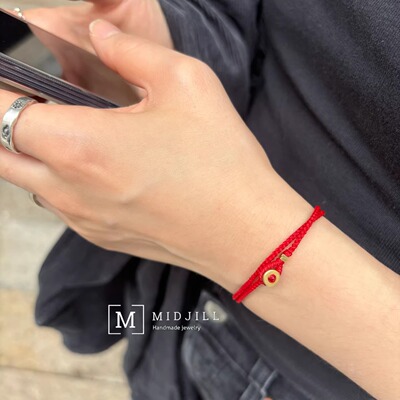 本命年红色编织手绳节日礼物