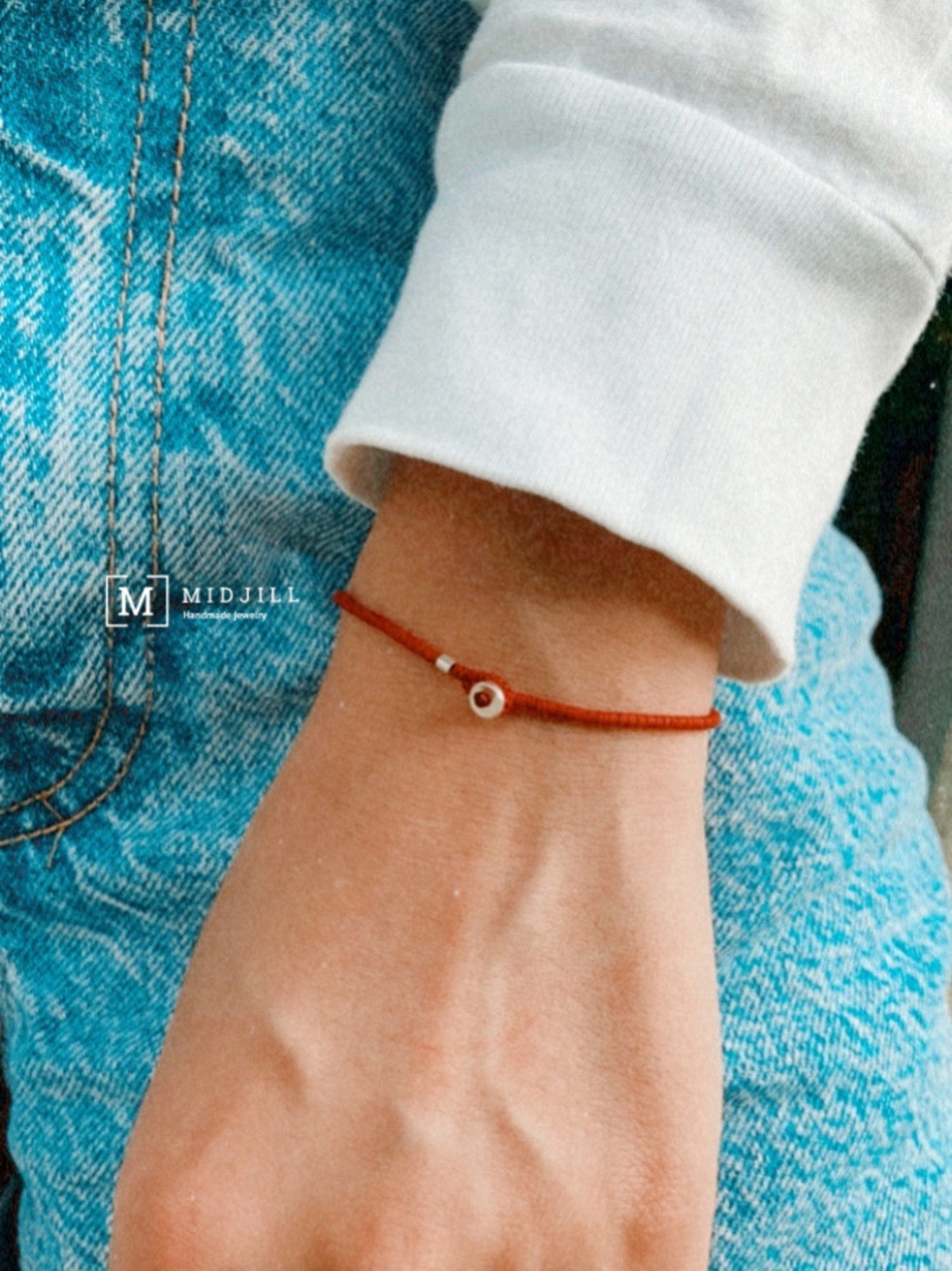 日系urban 本命年磨砂质感红色小众极简细手链男女 原创红绳手串,饰品/流行首饰/时尚饰品新,手链,淘宝优惠券,粉丝福利购,淘宝优惠卷