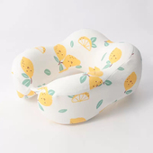 韩国宝宝儿童汽车颈枕U型枕安全座椅飞机护颈枕车载睡觉神器冷感