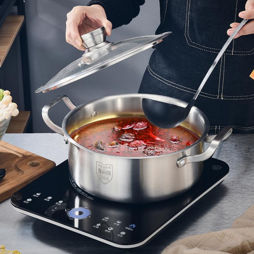 蒸锅30不锈钢2三层加厚蒸笼汤火锅海鲜桑拿锅电磁炉燃气家用