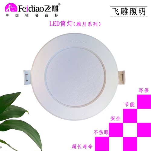 飞雕LED超薄节能长寿命筒灯