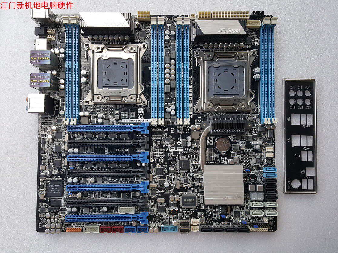 asus/华硕 z9pe-d8 ws 双路2011 工作站主板 8内存槽 c602 支持e5