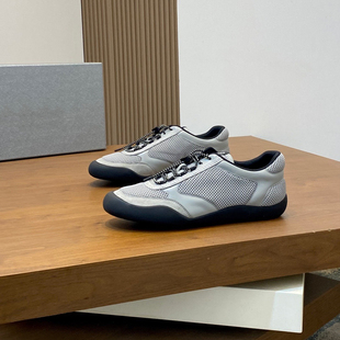 老马鞋店男鞋休闲风透气网面运动鞋男女厚底增高系带板鞋黑色潮鞋