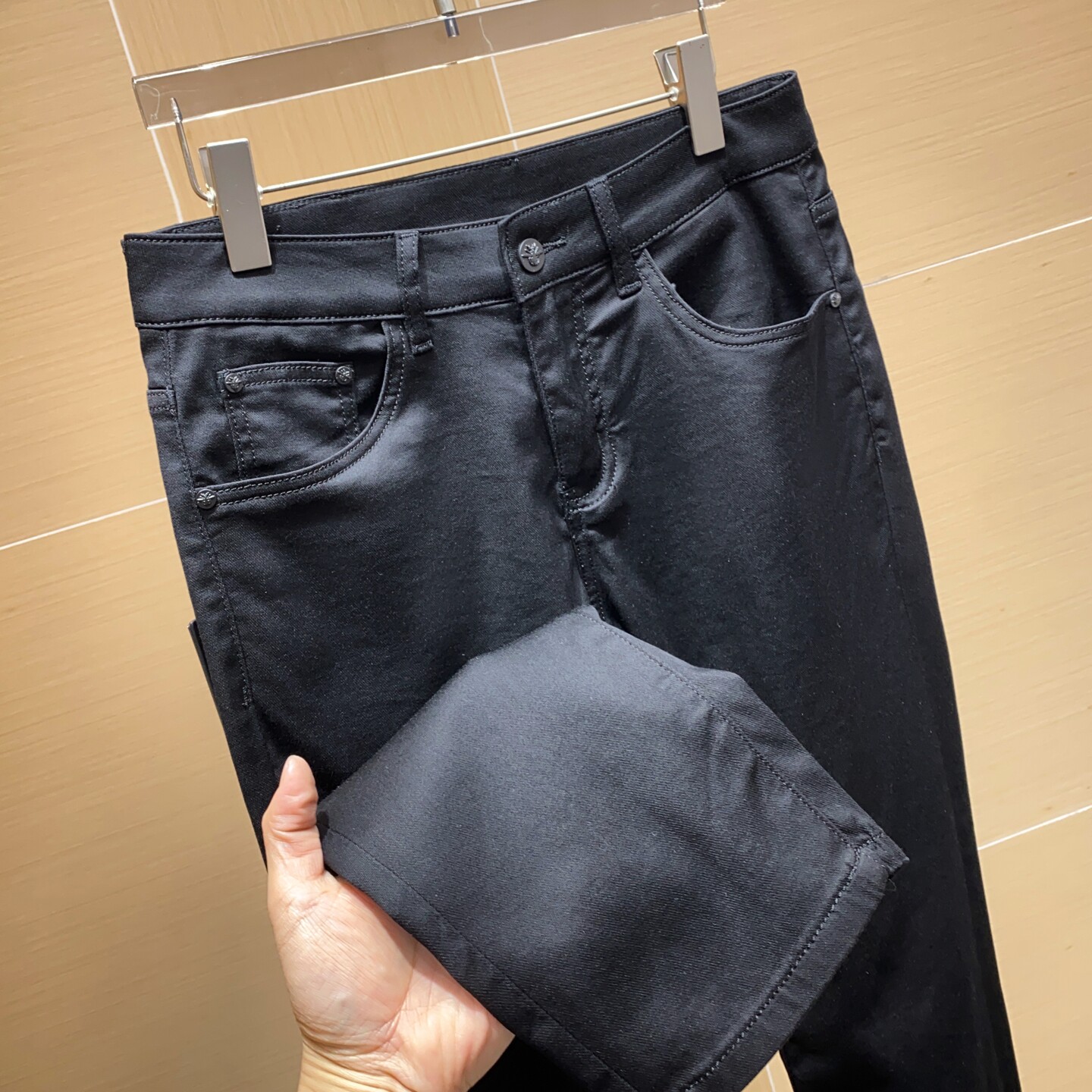 不褪色货号8668P175春夏男士修身小直筒牛仔裤终端售价248,男装牛仔裤,钱塘6008(原3014)