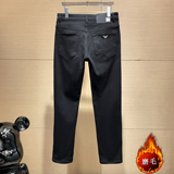 磨毛薄绒不褪色9375P175冬季男修身牛仔裤控245低成交225，男装牛仔裤，钱塘6008(原3014)
