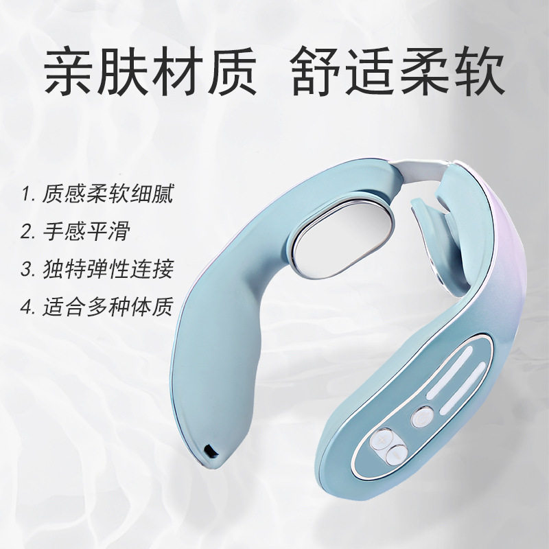 智能颈椎按摩仪脖子肩颈劲椎揉捏护颈仪智能电动颈肩按摩器颈椎仪