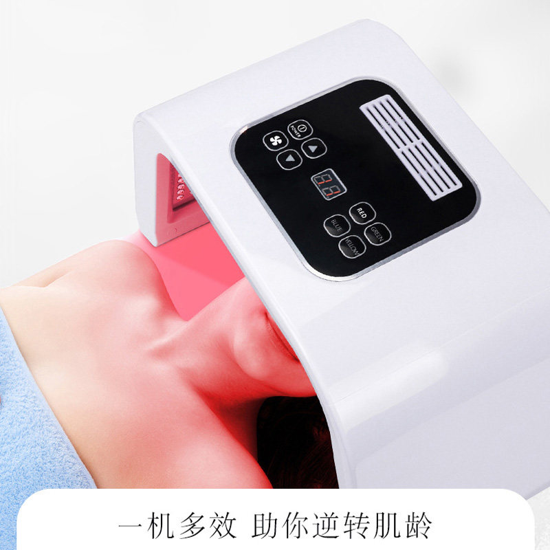 发热LED光谱仪七彩光动力红PDT光子嫩肤面罩美容仪器护理美容仪