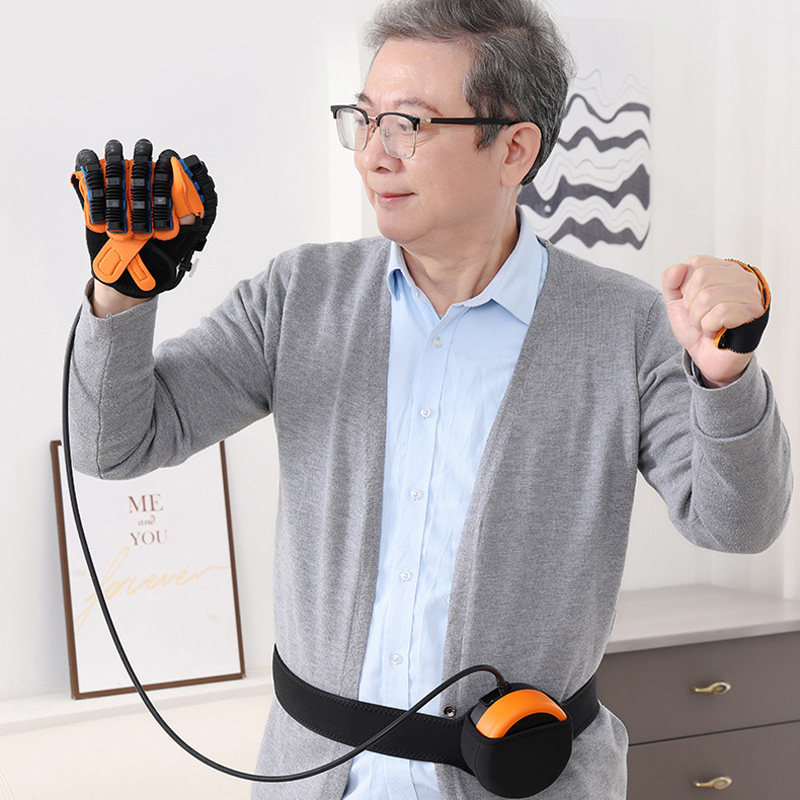 手部手指训练器材屈伸指电动经络按摩贴片电动锻炼五指机器人手套
