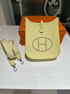 清仓 伊芙琳 mini Eve i8米尔顿黄 特级Tc 银扣 单肩斜挎女包