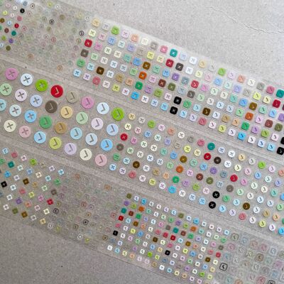 一个小沙丘 My Plan Numbers 计划数字基础款百搭小符号实用贴纸