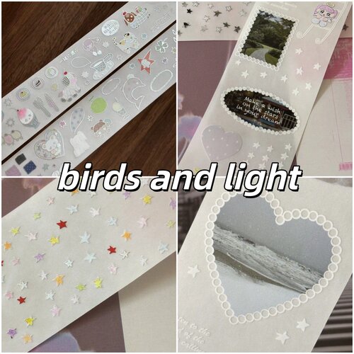 birdsandlight盐系胶带分装
