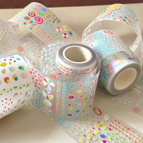 CCCelsius 点点点 点缀贴纸卷新品盐系素材deco涂鸦可爱新品胶带
