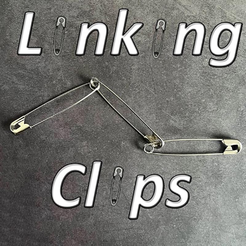 别针连环Linking Clips 可检查近景街头视觉穿越生活便携魔术道具