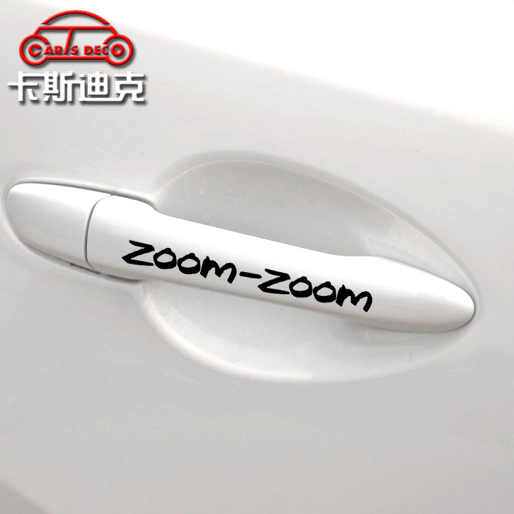 新款适用昂克赛拉车门把手贴纸