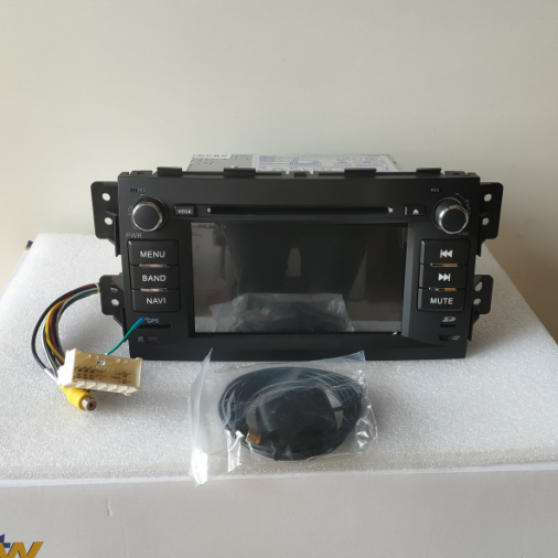 起亚霸锐专用原装DVD导航一体机蓝牙倒车语音无损安装带按键