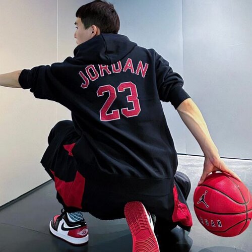 耐克Nike男加绒连帽卫衣套头衫