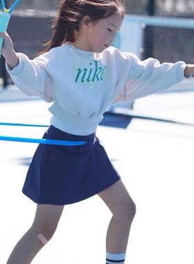 Nike耐克大童学生加绒圆领卫衣