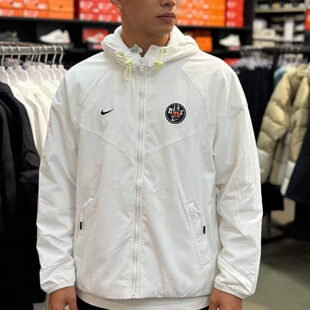 Nike耐克Sportswear 男子摇粒绒内里宽松连帽足球梭织夹克 IO7921