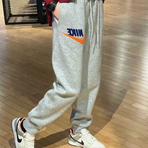 耐克Nike男子植绒LOGO加绒长裤