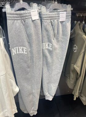 NIKE耐克大童加绒保暖休闲长裤