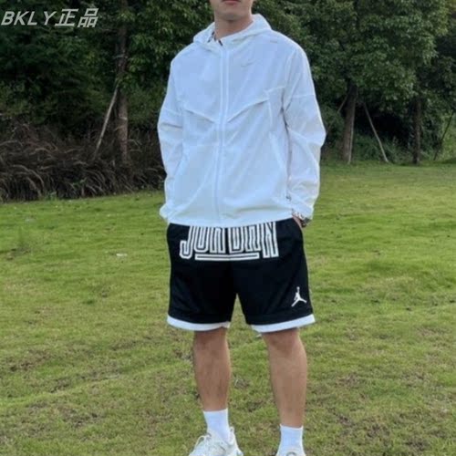 梭织防风跑步男Nike耐克防晒茄克