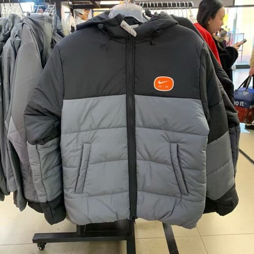 Nike耐克男连帽保暖棉服夹克外套