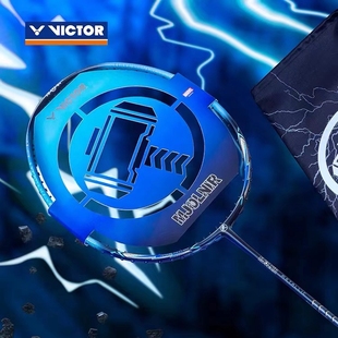 威克多VICTOR胜利雷神之锤MJOLNIR METALLIC羽毛球拍漫威限量单拍