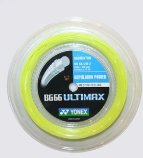 日本产 YONEX尤尼克斯YY BG66UM大盘羽毛球线 200米 BG66U 高弹