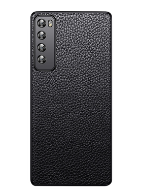 适用华为nova7手机壳nove7pro新款note7se荔枝纹novo7套no8后壳hinova9曲屏navo10男款nava11ultra男皮hi磁吸