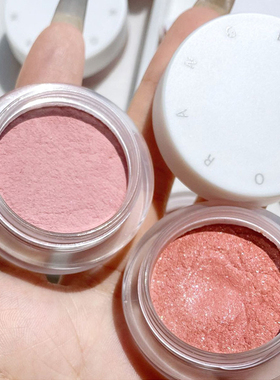 黄皮腮红膏晒红泥粉橘色野桃淡红润蜜桃修容腮紫女学生blusher