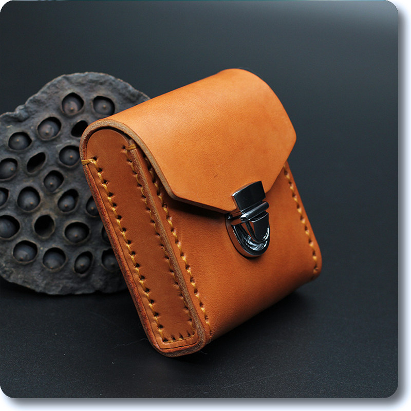 真皮腰包硬牛皮烟包 口红包 纯手工定型小方包 硬挺定型皮盒,运动包/户外包/配件,腰包,淘宝优惠券,粉丝福利购,淘宝优惠卷