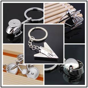 创意合金隐形战机飞机钥匙扣战斗飞机钥匙链挂件挂饰广告促销礼品