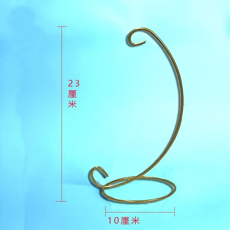毛线花手工DIY铃兰夜灯支架吊脚娃娃微景观铁架水培植物铁艺支架